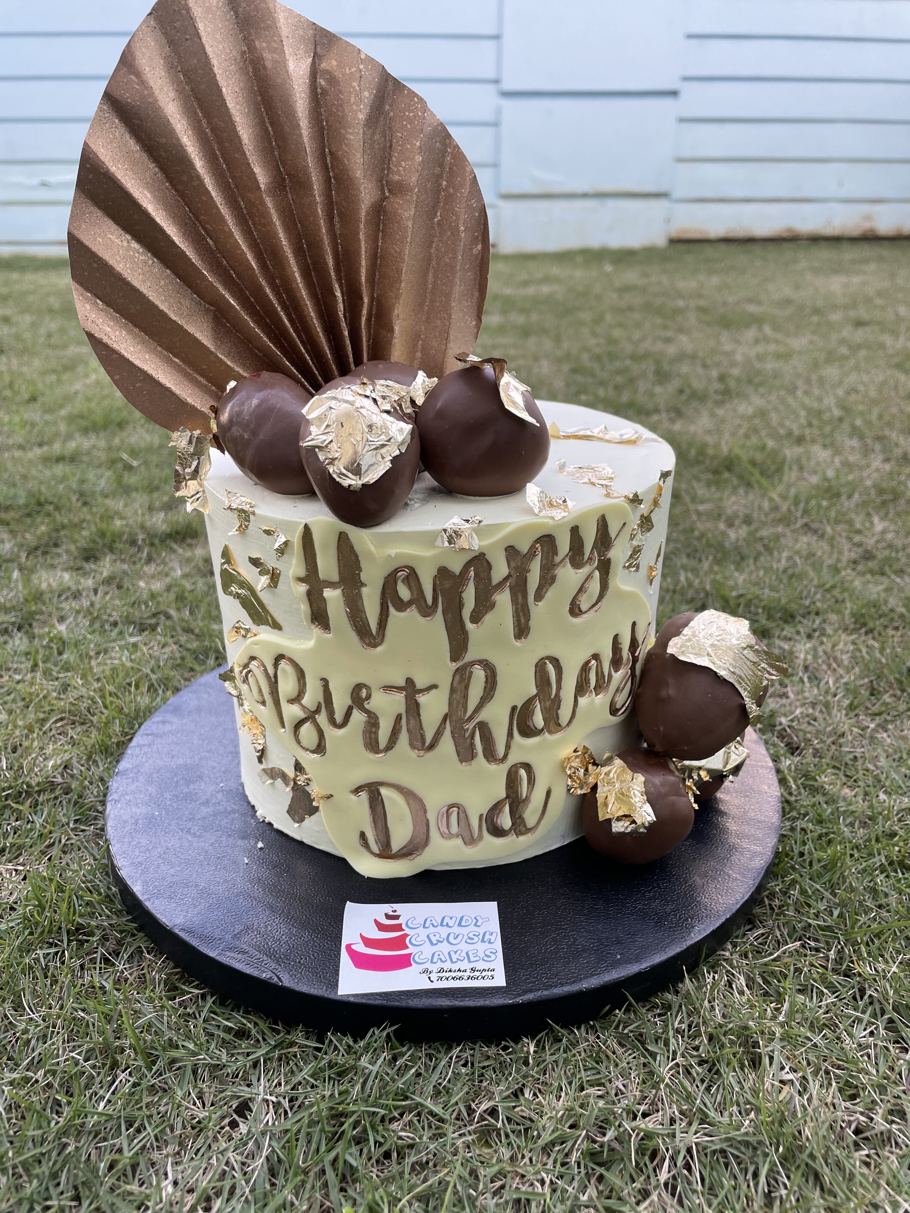 Perfect Party Cake for Dad's 70th Birthday | On to the plate
